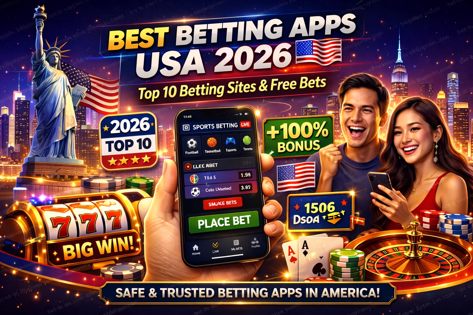 Best Betting Apps USA 2026 Top Betting Sites & Free Bets