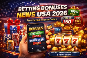 Latest Betting Bonuses USA 2026 Free Bets & Promotions