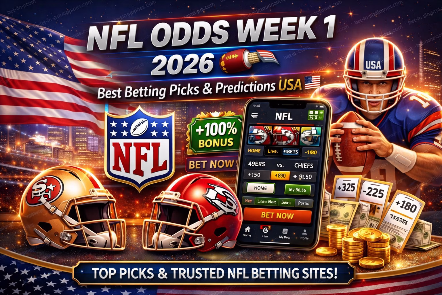NFL Odds Week 1 2026 🏈 Best Betting Picks & Predictions USA